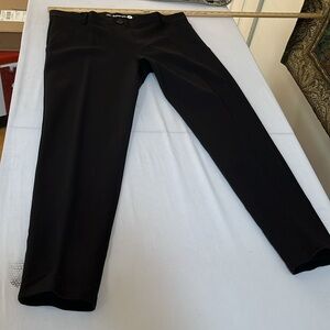 Betabrand Size XL black pull on dress pants with stretch NWOT